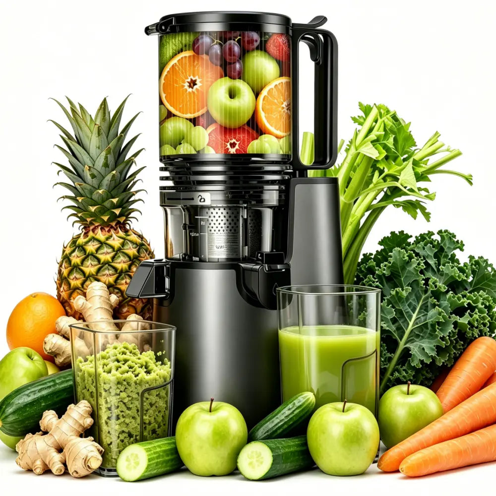 Easy-Clean Vertical Cold Press Juicer